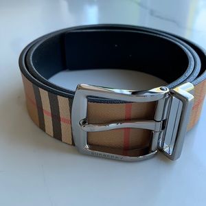 BURBERRY CHECK BELT